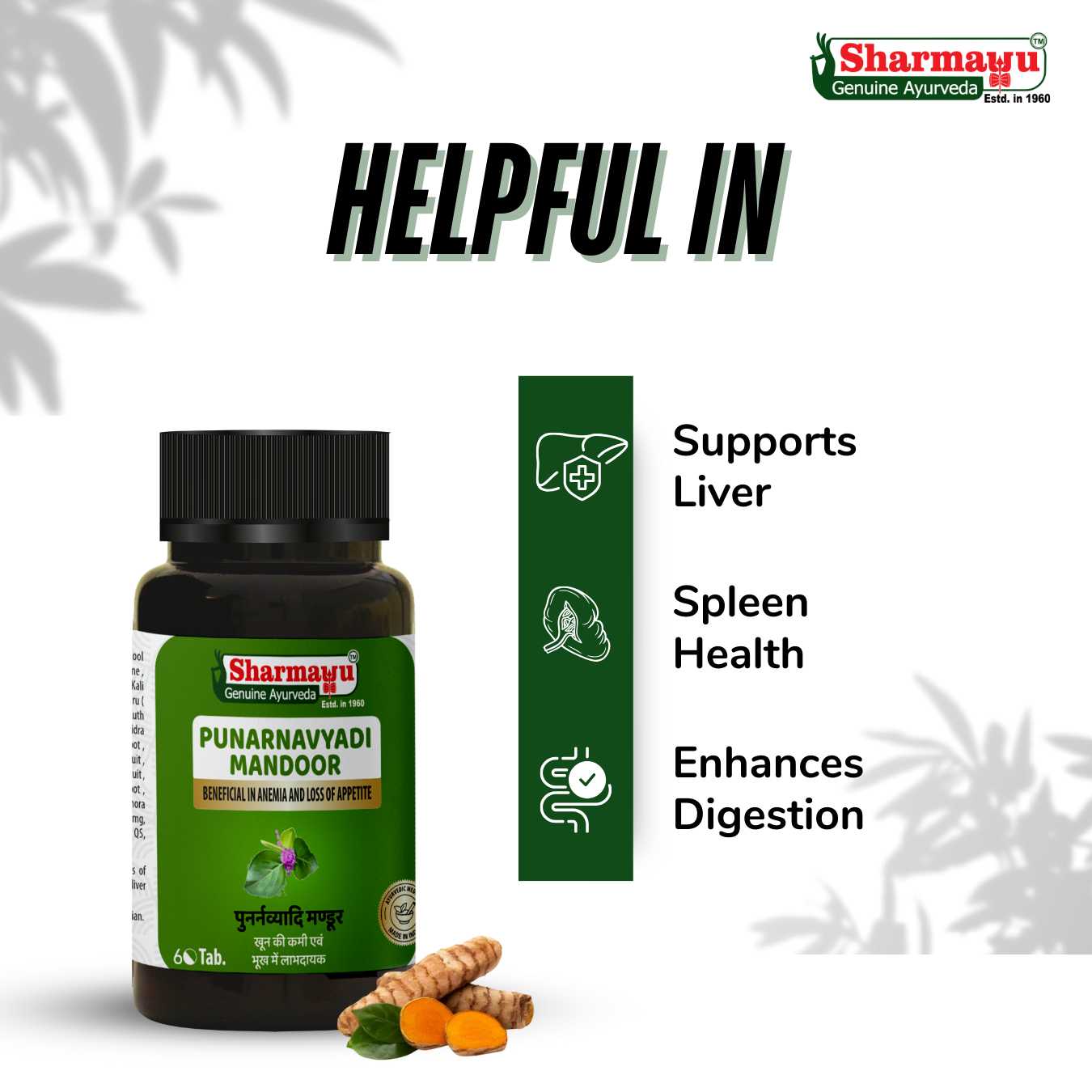 Sharmayu Punarnavyadi Mandoor – Ayurvedic Medicine for Anemia & Appetite Improvement
