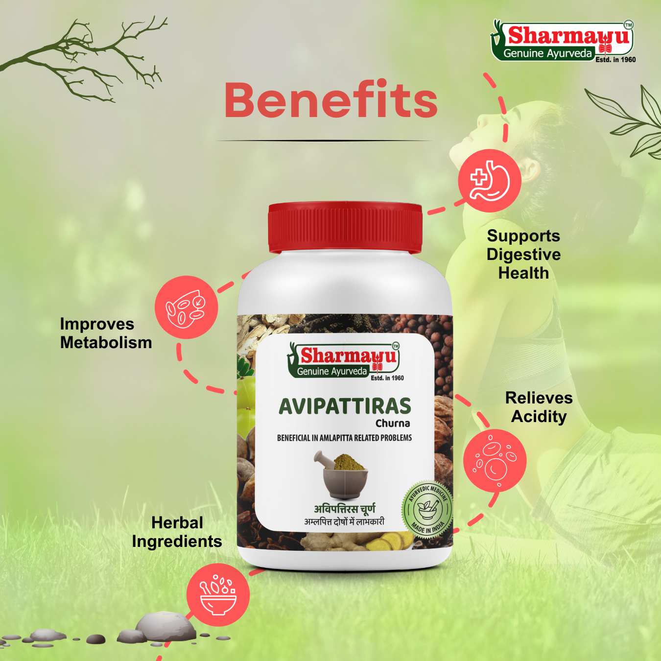 Sharmayu Avipattiras Churna – Ayurvedic Remedy for Digestive Health & Hyperacidity