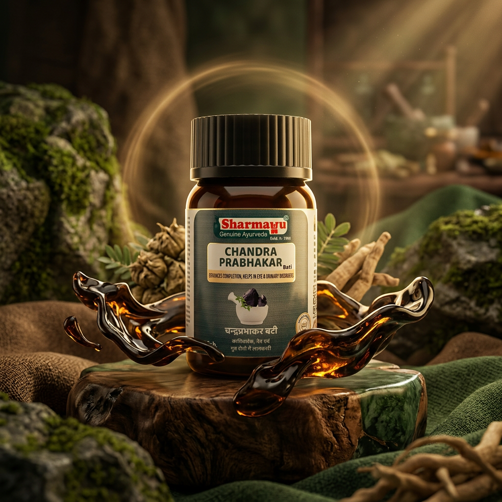 Sharmayu Chandra Prabhakar Bati (Chandraprabha Bati) – Ayurvedic Medicine for Strength, Vitality & Wellness