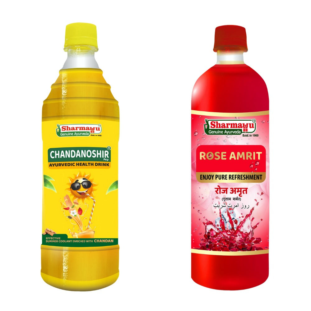 Chandanoshir Pey + Rose Amrit Sharbat