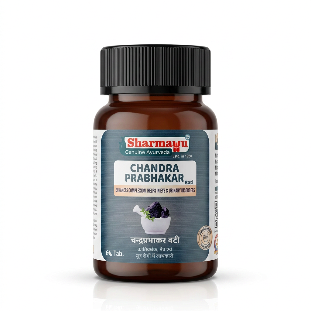 Sharmayu Chandra Prabhakar Bati (Chandraprabha Bati) – Ayurvedic Medicine for Strength, Vitality & Wellness