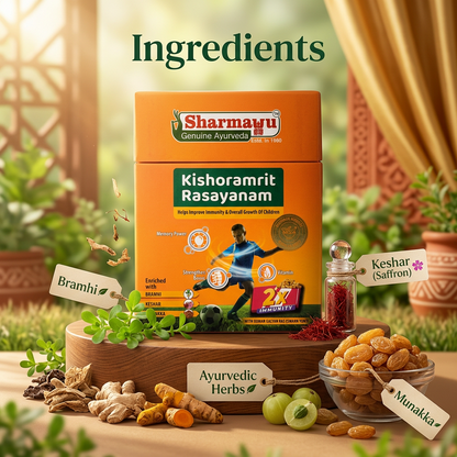Kishoramrit Rasayanam - Ayurvedic Growth Tonic for Kids (5+ Years)