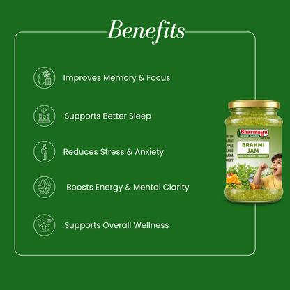 Sharmayu Brahmi Jam 450 g – Pack of 2