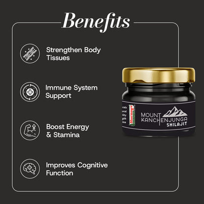 Sharmayu Father's Day Special Combo (Pack of 4) | Mount Kanchenjunga Shilajit 20 g + Shilajit Swarna Shakti Ras 200 g + Swarna Vita Rasayanam 500 g + Shaktipunj Tablets