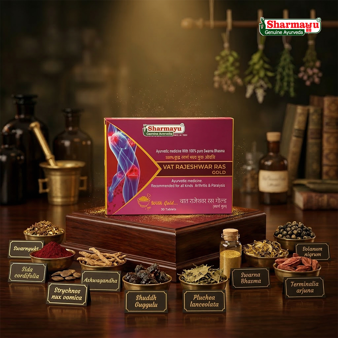 Sharmayu Vat Rajeshwar Ras Gold (30 Tab)