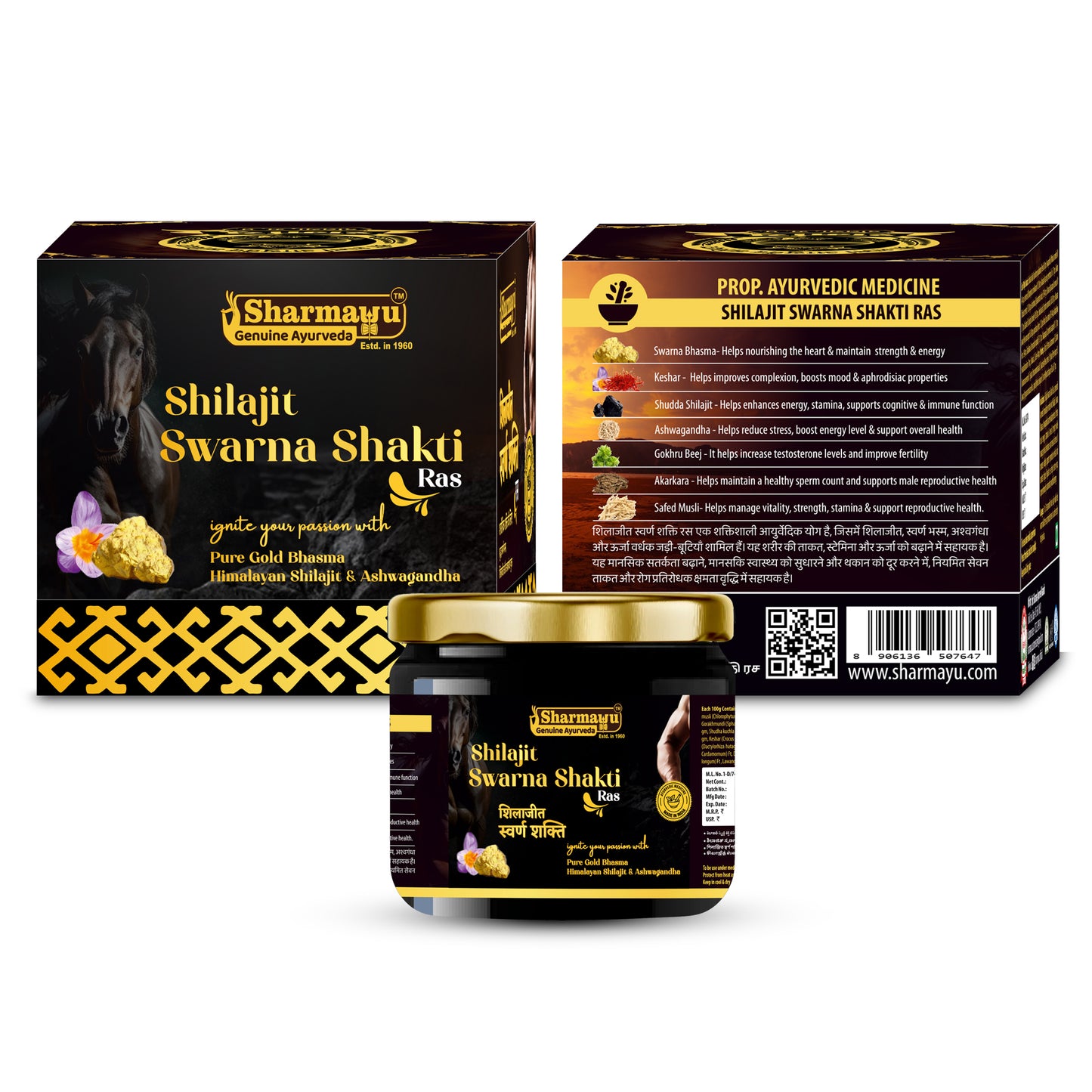 Shilajit Swarna Shakti Ras - 200 g