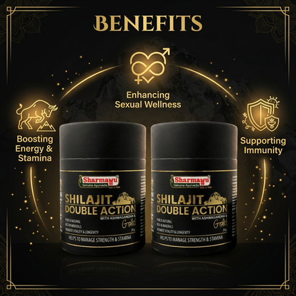 Shilajit Double Action Pack of 2 (20 g each)