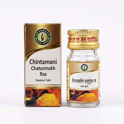Chintamani Chaturmukh Ras (Swarna Yukt)