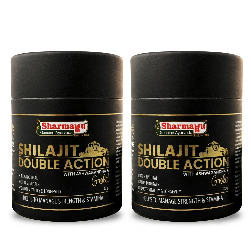 Shilajit Double Action Pack of 2 (20 g each)